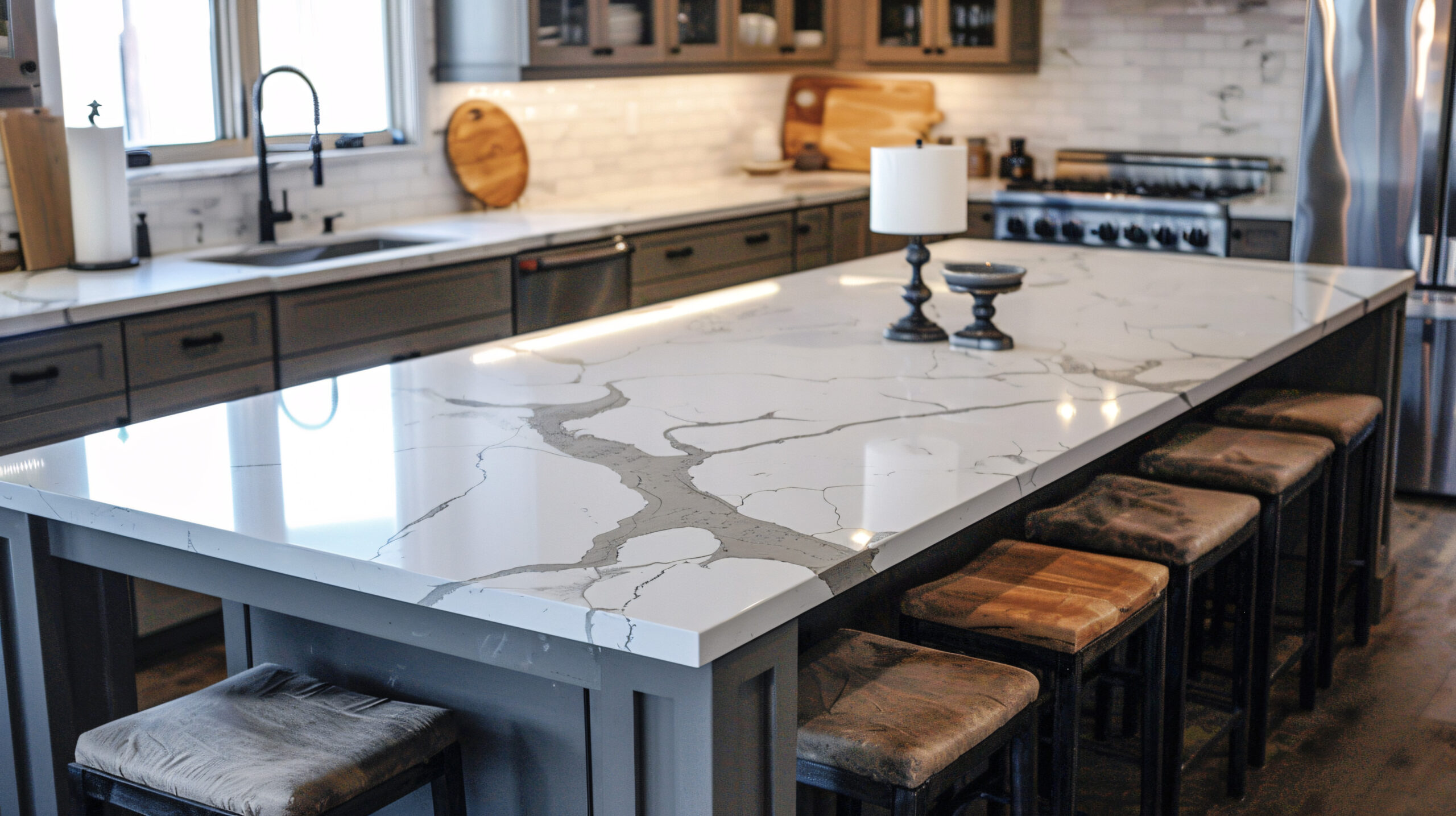 Custom Quartz Countertop Installation